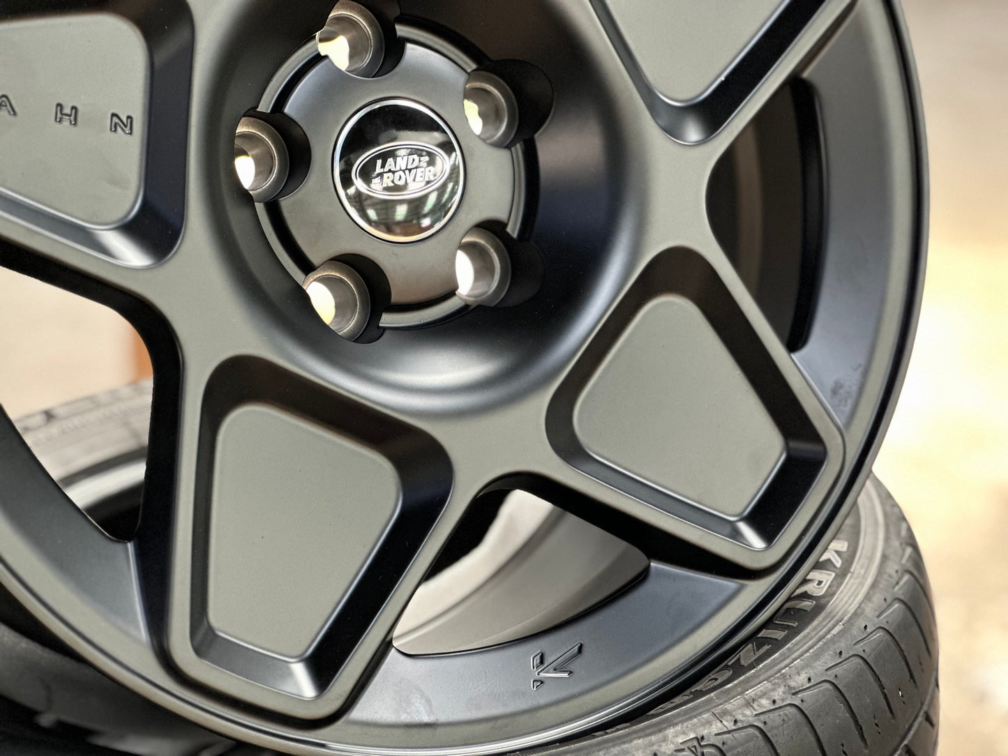 New 18X8.5 ET30 Overdrive Forged Rim (5 wheel) Matt Black 5X120