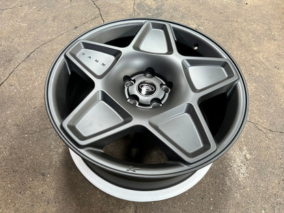 New 20X9 ET35 Overdrive Forged Rim (4 wheel) Matt Black 5X120