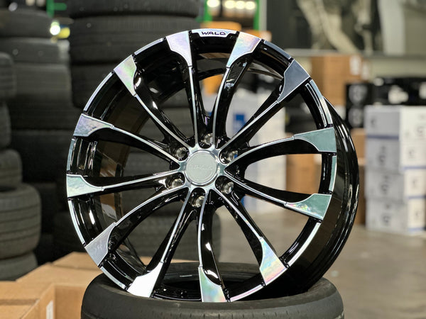 New 22X9 ET45 Overdrive Forged Wald Rim (4 wheel) Gloss Black 6X139.7