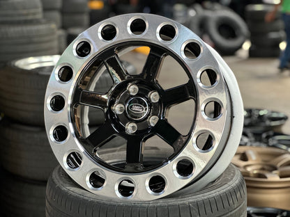 New 18X8.5 ET35 Overdrive Forged Rim (4 wheel) Gloss Black PF 5X108