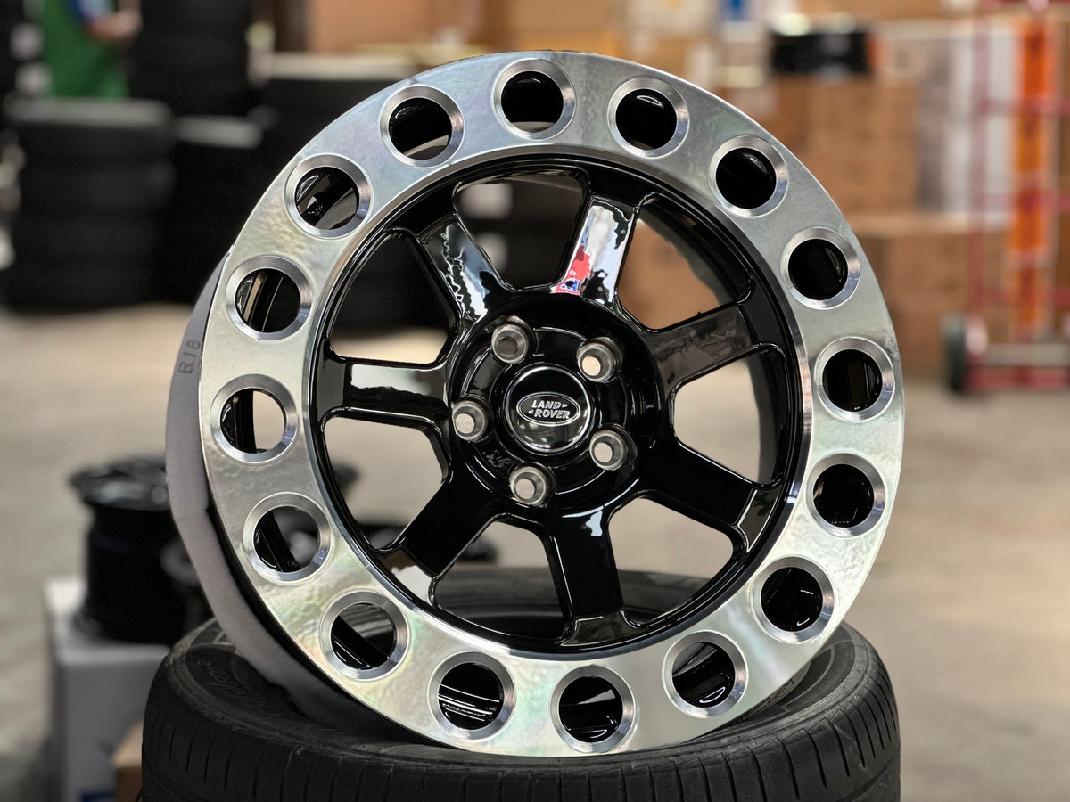 NEW 18X8.5 ET35 Overdrive Forged Rim (4 wheel) Gloss Black Polished Face 5X108