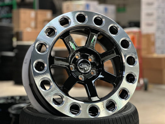 NEW 18X8.5 ET35 Overdrive Forged Rim (4 wheel) Gloss Black Polished Face 5X108