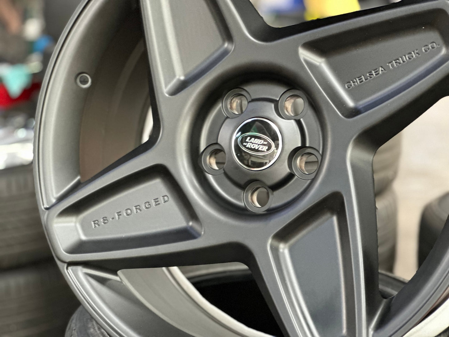 New 20X9 ET35 Overdrive Forged Kahn Rim (5 wheel) Matt Black 5X120