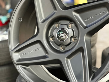 New 20X9 ET35 Overdrive Forged Kahn Rim (5 wheel) Matt Black 5X120