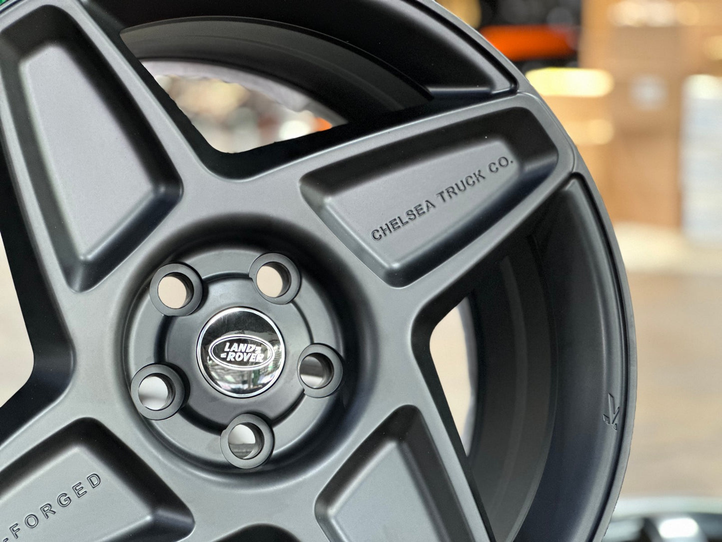 New 20X9 ET35 Overdrive Forged Kahn Rim (5 wheel) Matt Black 5X120