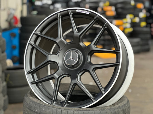 New 19X9 ET45 Overdrive Forged Rim (4 wheel) Matt Black 5X112