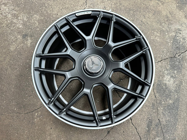 New 19X9 ET45 Overdrive Forged Rim (4 wheel) Matt Black 5X112