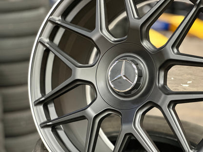 New 19X9 ET45 Overdrive Forged Rim (4 wheel) Matt Black 5X112