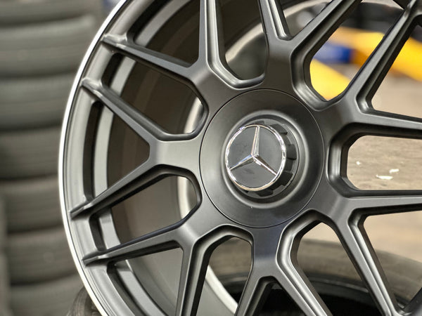 New 19X9 ET45 Overdrive Forged Rim (4 wheel) Matt Black 5X112