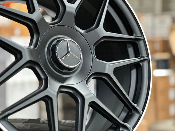 New 19X9 ET45 Overdrive Forged Rim (4 wheel) Matt Black 5X112