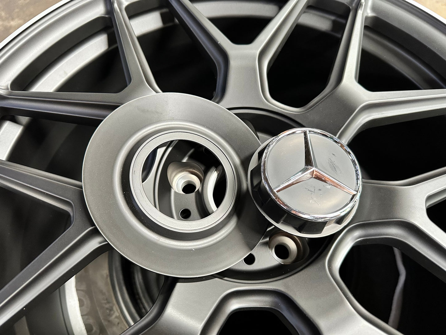 New 19X9 ET45 Overdrive Forged Rim (4 wheel) Matt Black 5X112