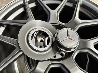 New 19X9 ET45 Overdrive Forged Rim (4 wheel) Matt Black 5X112