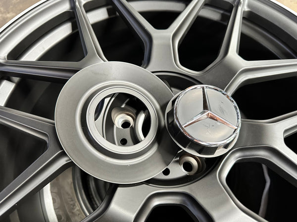 New 19X9 ET45 Overdrive Forged Rim (4 wheel) Matt Black 5X112