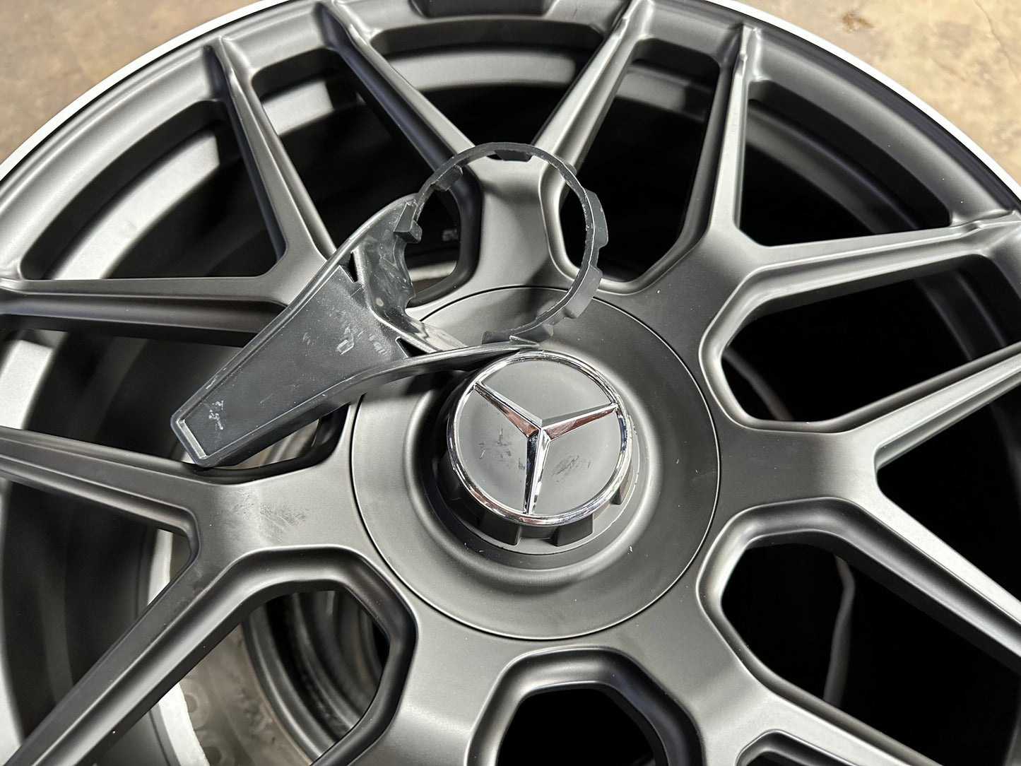 New 19X9 ET45 Overdrive Forged Rim (4 wheel) Matt Black 5X112