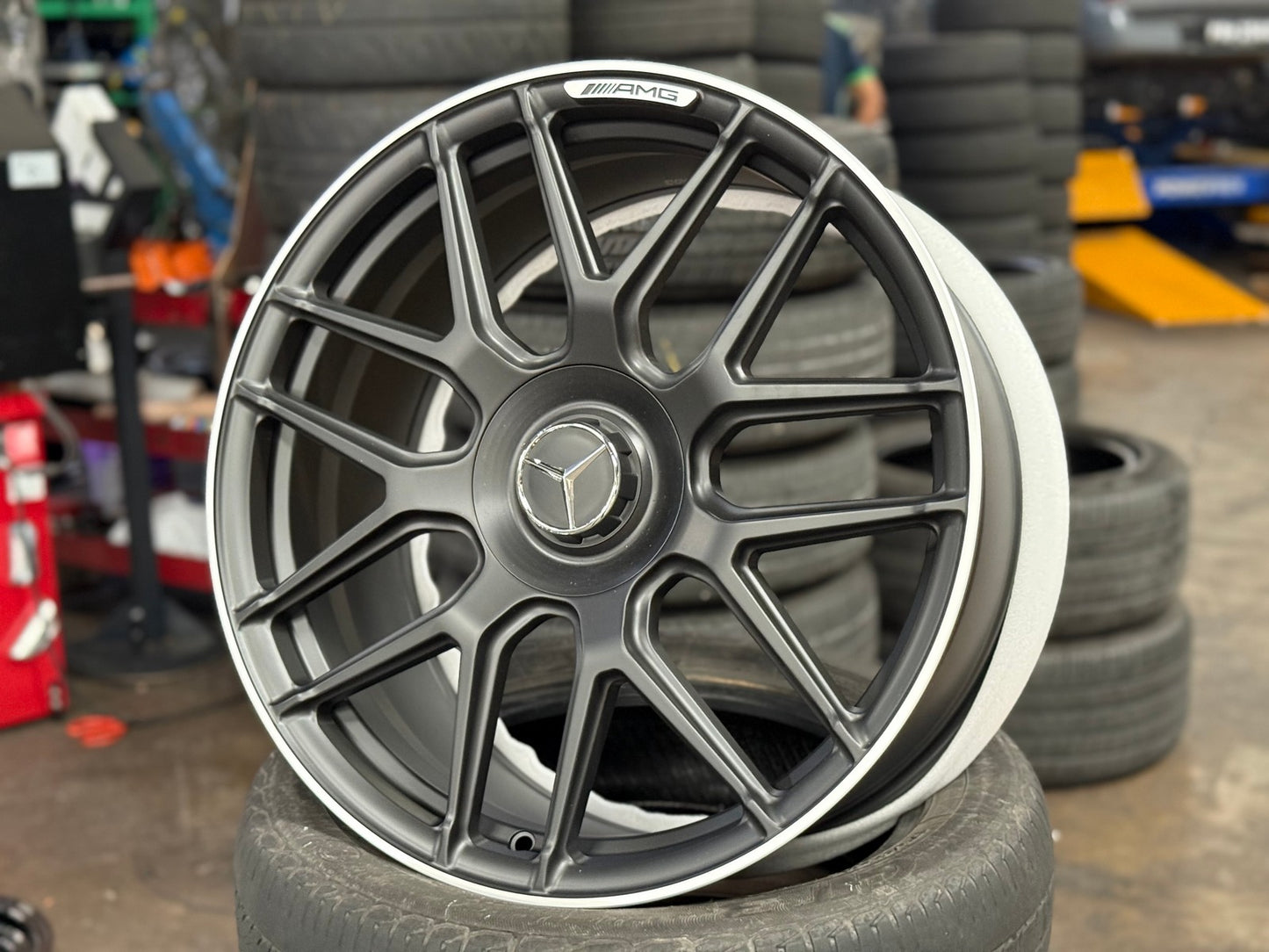 New 20X9 ET45 Overdrive Forged Rim (4 wheel) Matt Black 5X112