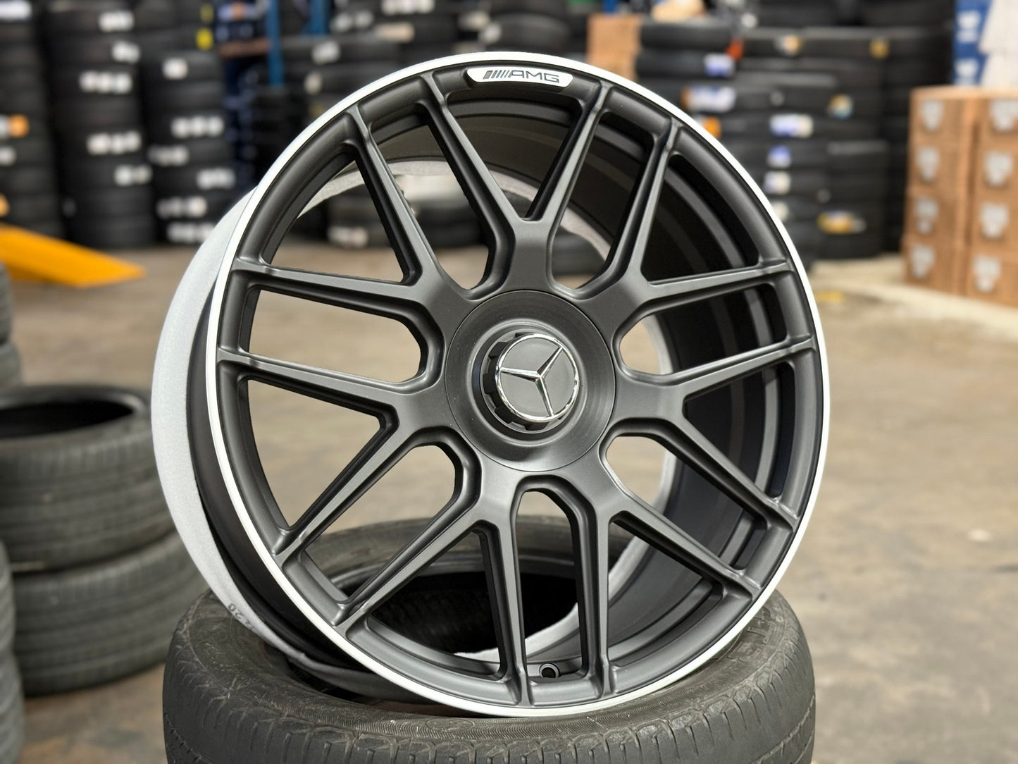 New 20X9 ET45 Overdrive Forged Rim (4 wheel) Matt Black 5X112