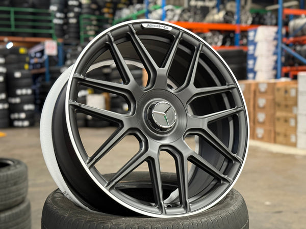 New 20X9 ET45 Overdrive Forged Rim (4 wheel) Matt Black 5X112