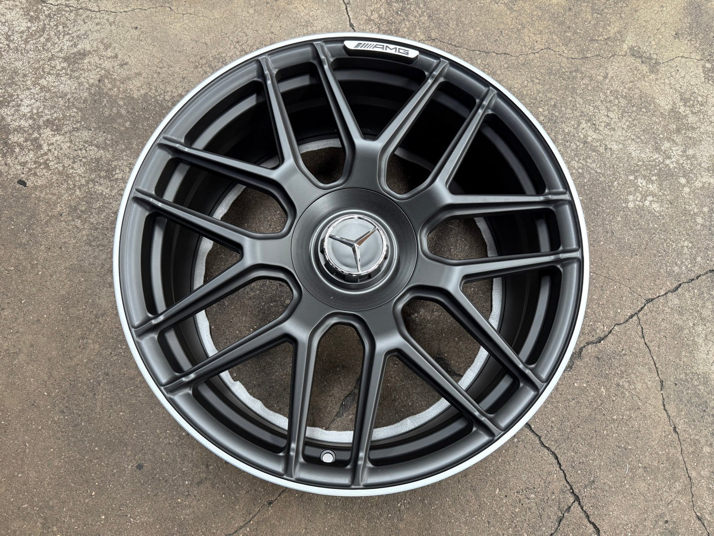 New 20X9 ET45 Overdrive Forged Rim (4 wheel) Matt Black 5X112