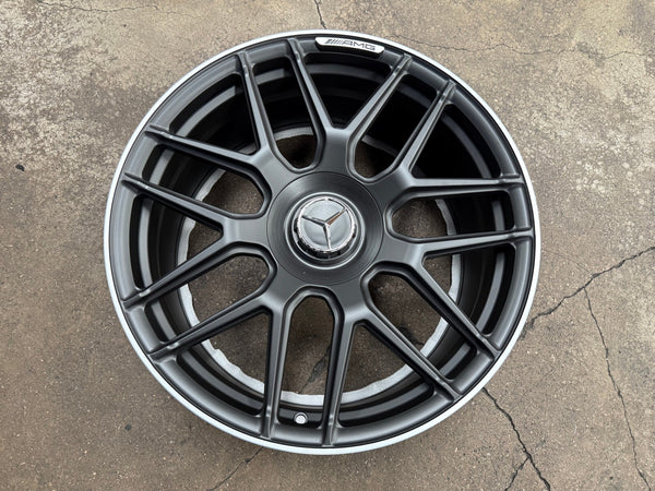 New 20X9 ET45 Overdrive Forged Rim (4 wheel) Matt Black 5X112