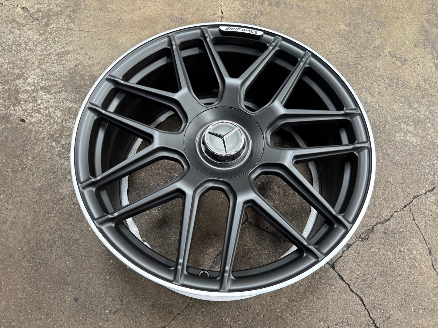 New 20X9 ET45 Overdrive Forged Rim (4 wheel) Matt Black 5X112