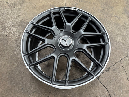 New 20X9 ET45 Overdrive Forged Rim (4 wheel) Matt Black 5X112