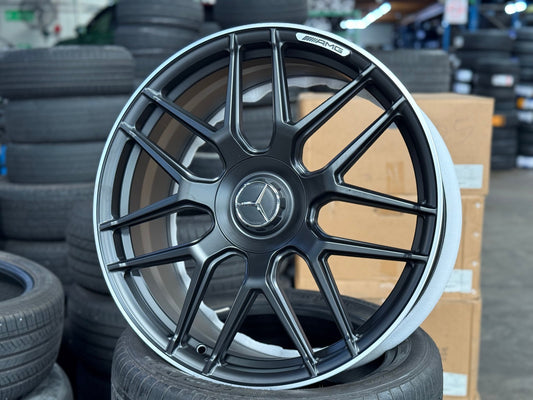 New 21X9 ET45 Overdrive Forged Rim (4 wheel) Matt Black 5X112