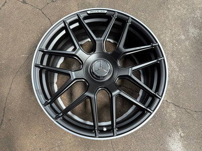 New 21X9 ET45 Overdrive Forged Rim (4 wheel) Matt Black 5X112