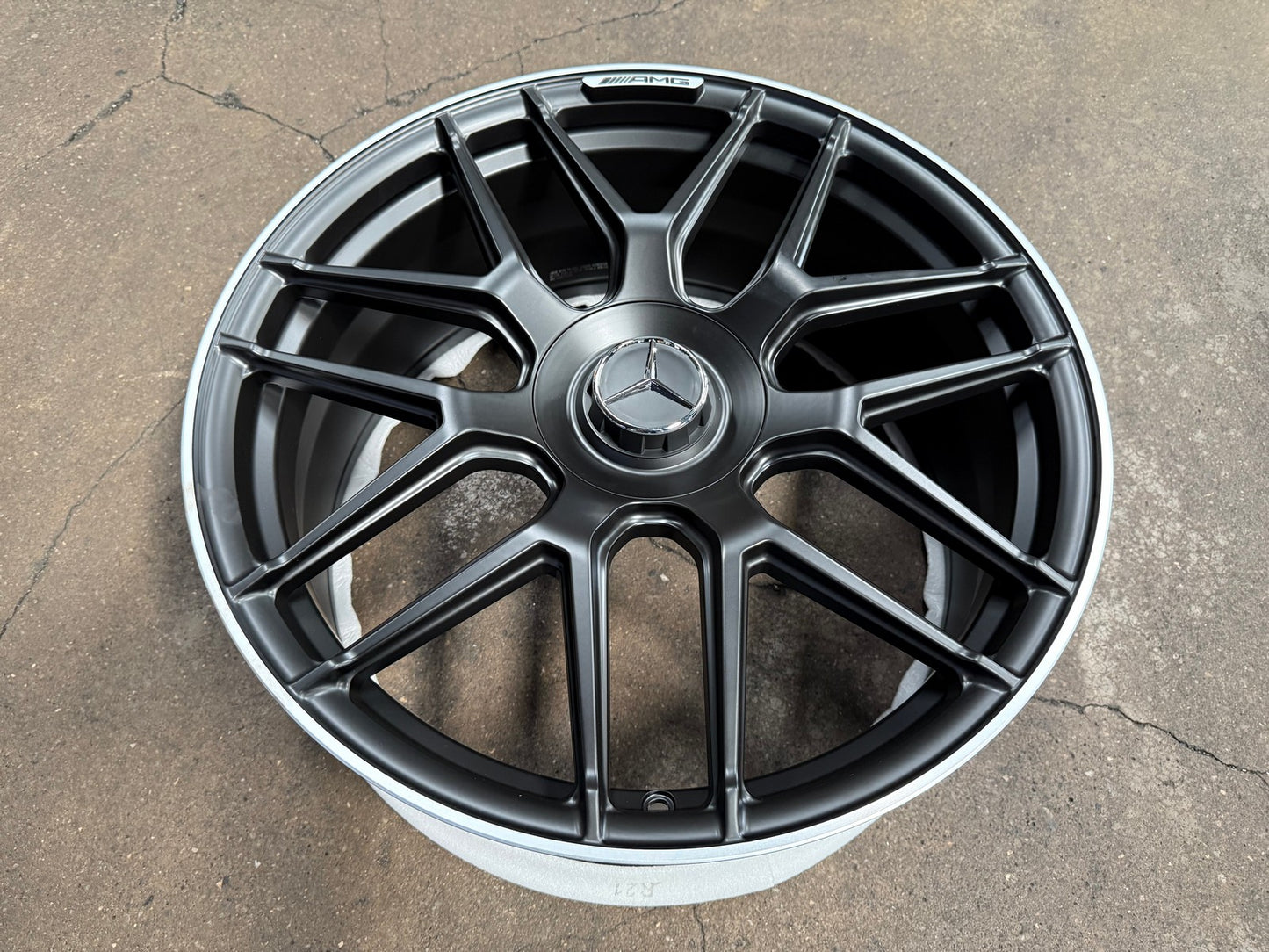 New 21X9 ET45 Overdrive Forged Rim (4 wheel) Matt Black 5X112