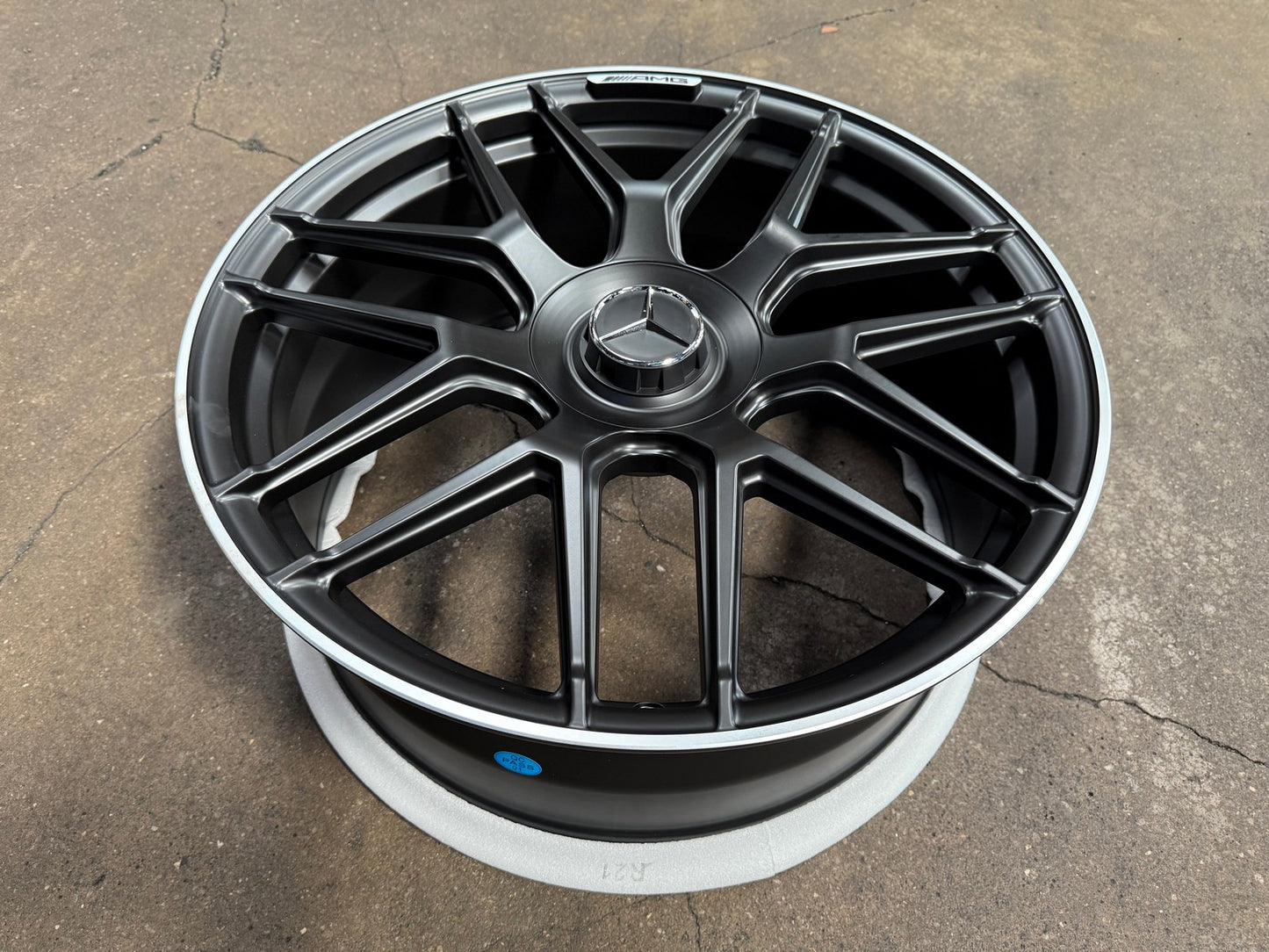 New 21X9 ET45 Overdrive Forged Rim (4 wheel) Matt Black 5X112