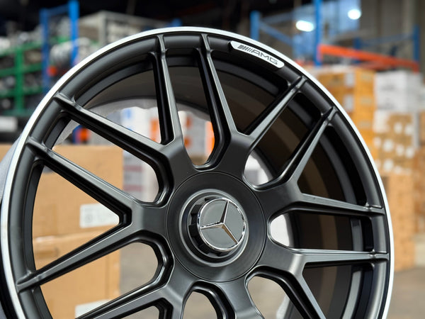 New 21X9 ET45 Overdrive Forged Rim (4 wheel) Matt Black 5X112