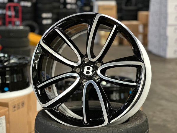 New 20X9.5 ET32 Overdrive Forged Rim (4 wheel) Gloss Black PF 5X112