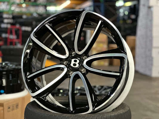 New 20X9.5 ET32 Overdrive Forged Rim (4 wheel) Gloss Black PF 5X112