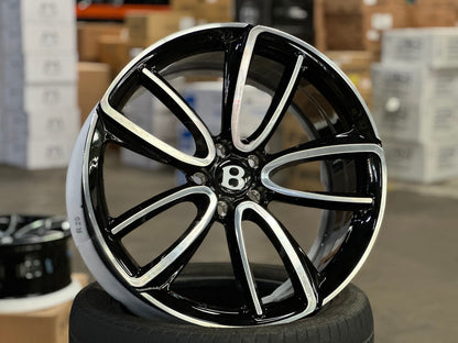 New 20X9.5 ET32 Overdrive Forged Rim (4 wheel) Gloss Black PF 5X112