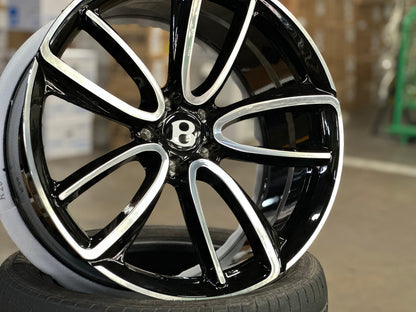 New 20X9.5 ET32 Overdrive Forged Rim (4 wheel) Gloss Black PF 5X112