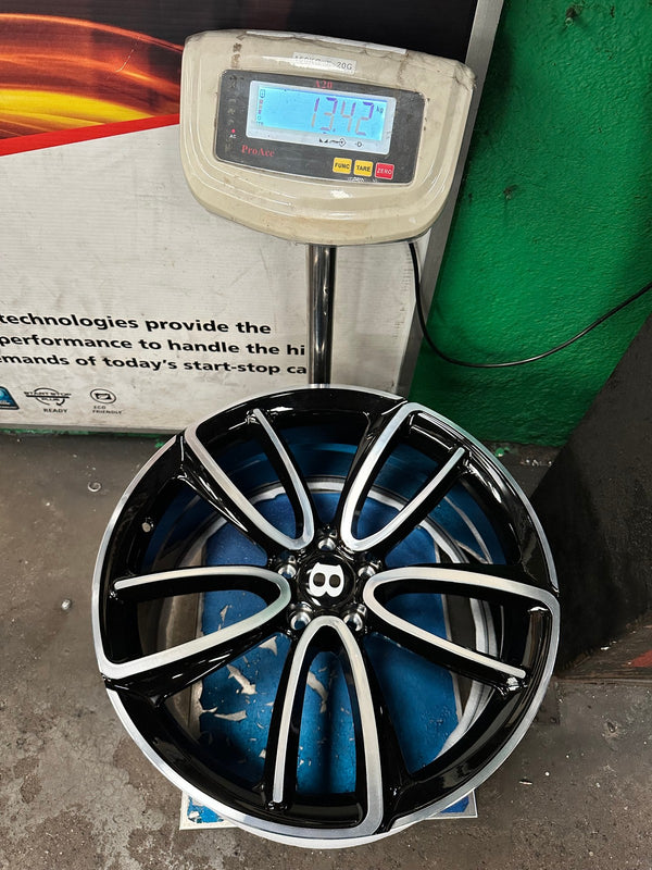 New 20X9.5 ET32 Overdrive Forged Rim (4 wheel) Gloss Black PF 5X112