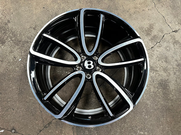 New 21X9.5 ET32 Overdrive Forged Rim (4 wheel) Gloss Black PF 5X112