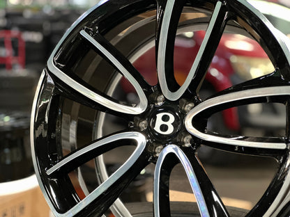 New 21X9.5 ET32 Overdrive Forged Rim (4 wheel) Gloss Black PF 5X112