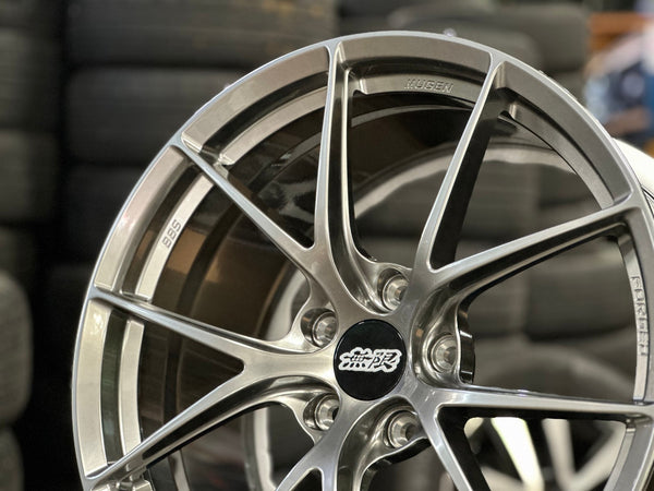 New 19X9.5 ET45 Overdrive Forged Mugen Design Rim (4 wheel) Gunmetal 5X120