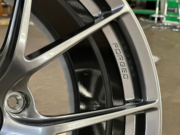 New 19X9.5 ET45 Overdrive Forged Mugen Design Rim (4 wheel) Gunmetal 5X120