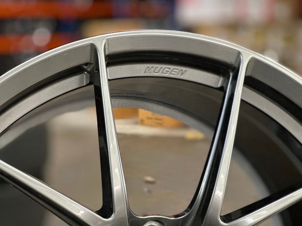 New 19X9.5 ET45 Overdrive Forged Mugen Design Rim (4 wheel) Gunmetal 5X120