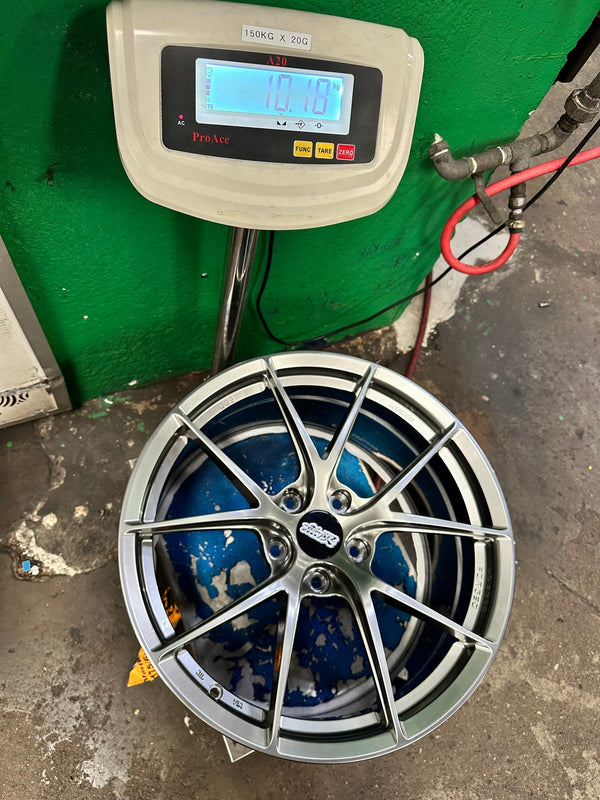 New 19X9.5 ET45 Overdrive Forged Mugen Design Rim (4 wheel) Gunmetal 5X120