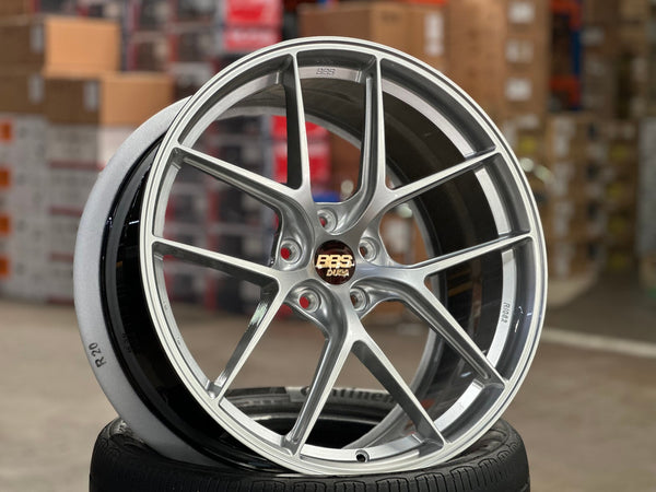 New 20X9 ET30 Overdrive Forged BBS Design Rim (4 wheel) Gloss Silver 5X112