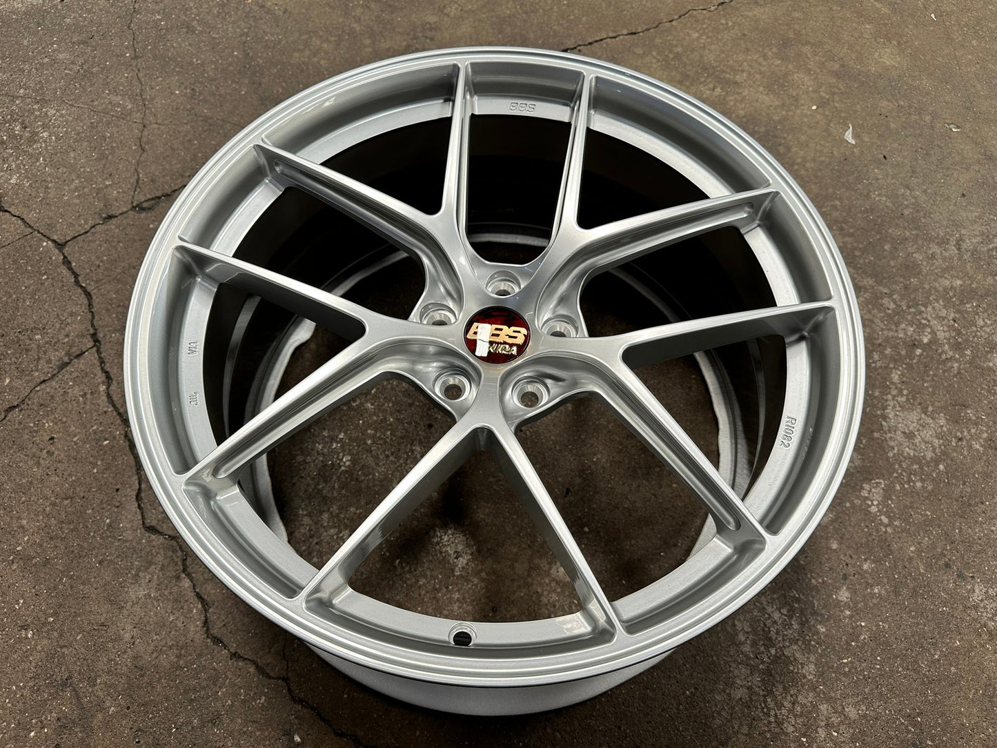 New 20X9 ET30 Overdrive Forged BBS Design Rim (4 wheel) Gloss Silver 5X112