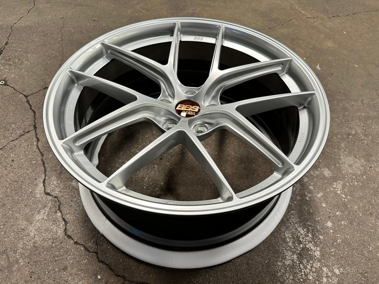 New 20X9 ET30 Overdrive Forged BBS Design Rim (4 wheel) Gloss Silver 5X112