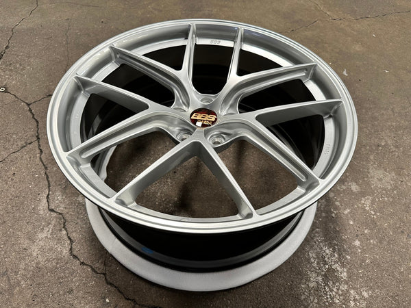 New 20X9 ET30 Overdrive Forged BBS Design Rim (4 wheel) Gloss Silver 5X112