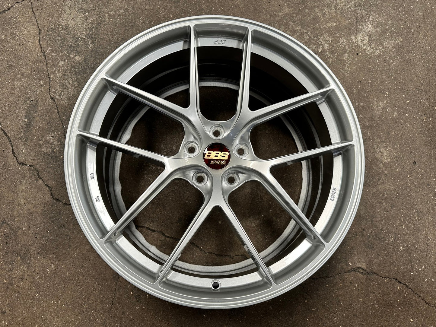 New 20X9 ET30 Overdrive Forged BBS Design Rim (4 wheel) Gloss Silver 5X112