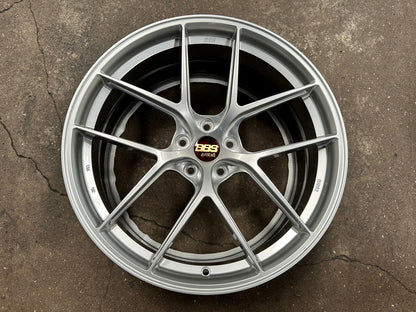 New 20X9 ET30 Overdrive Forged BBS Design Rim (4 wheel) Gloss Silver 5X112
