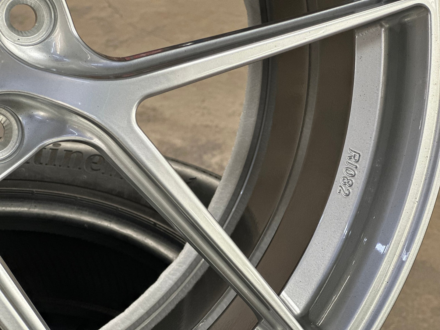 New 20X9 ET30 Overdrive Forged BBS Design Rim (4 wheel) Gloss Silver 5X112