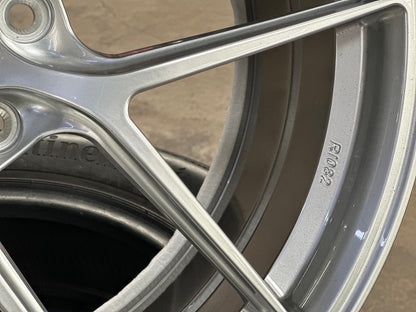 New 20X9 ET30 Overdrive Forged BBS Design Rim (4 wheel) Gloss Silver 5X112