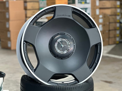 New 22X10 ET30 Overdrive Forged Rim (4 wheel) Matt Black 5X130